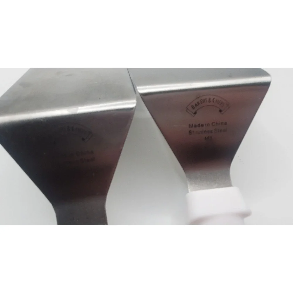 Baker's & Chefs M2 Stainless Steel Grill/Slotted Spatula Turner Lot of 2